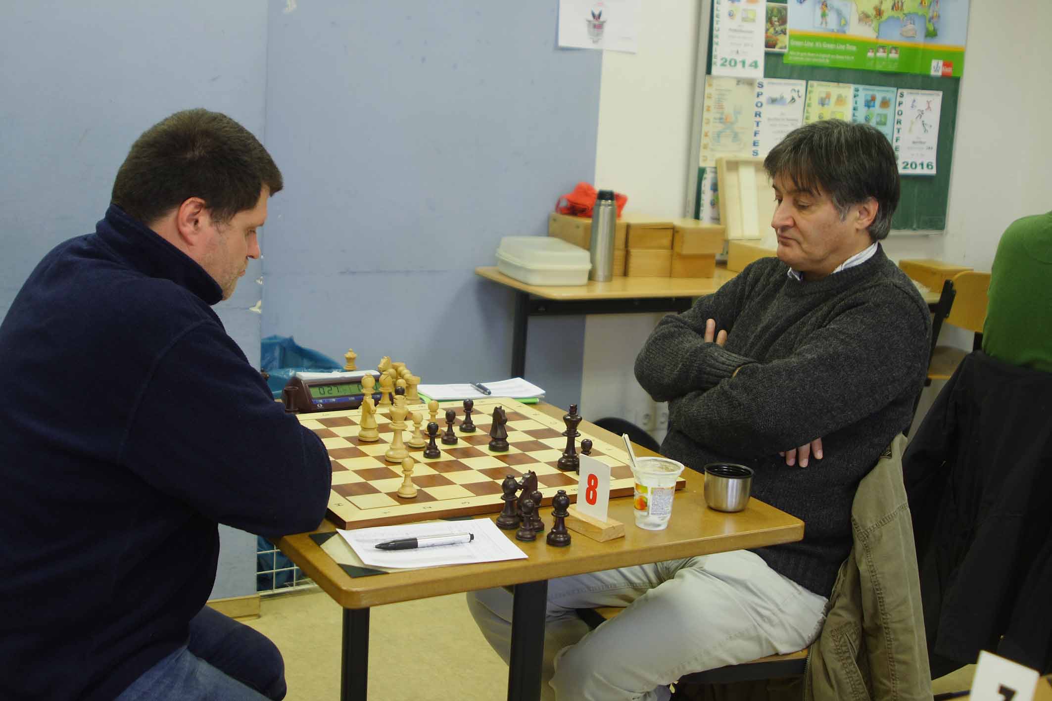 Der einzige aber entscheidende Sieger an diesem Tag: Norbert an Brett 8