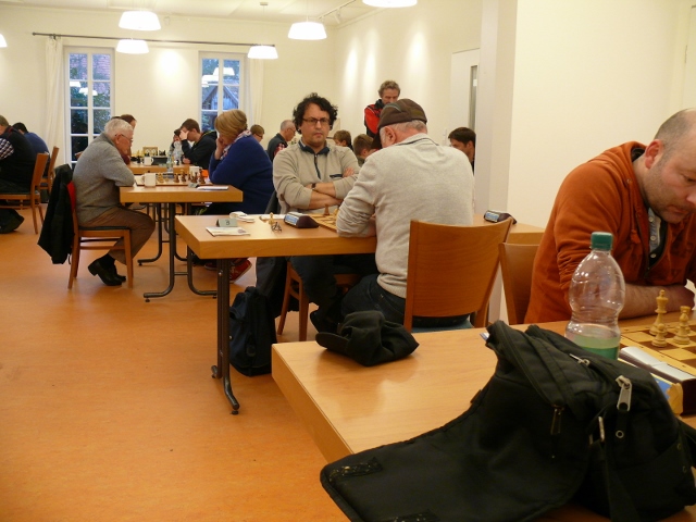 Blick in den Turniersaal